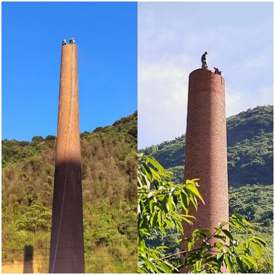 煙囪拆除公司:秉持安全環(huán)保理念,守護(hù)藍(lán)天白云的使者