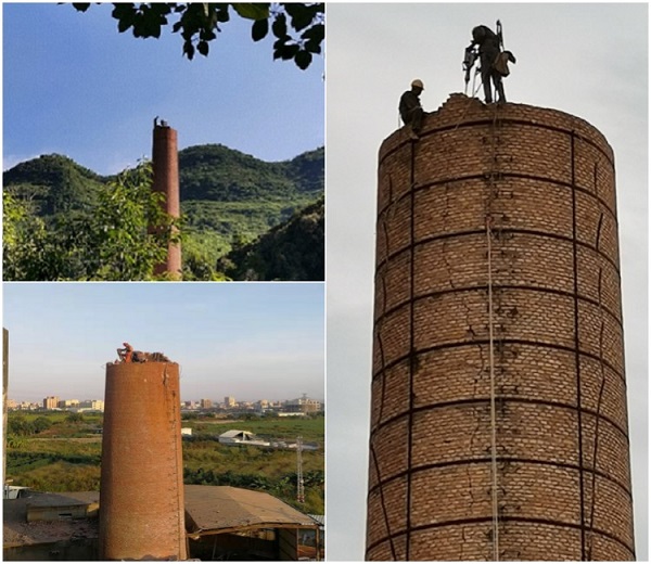 信陽(yáng)煙囪拆除公司——綠色拆除，環(huán)保高效并舉